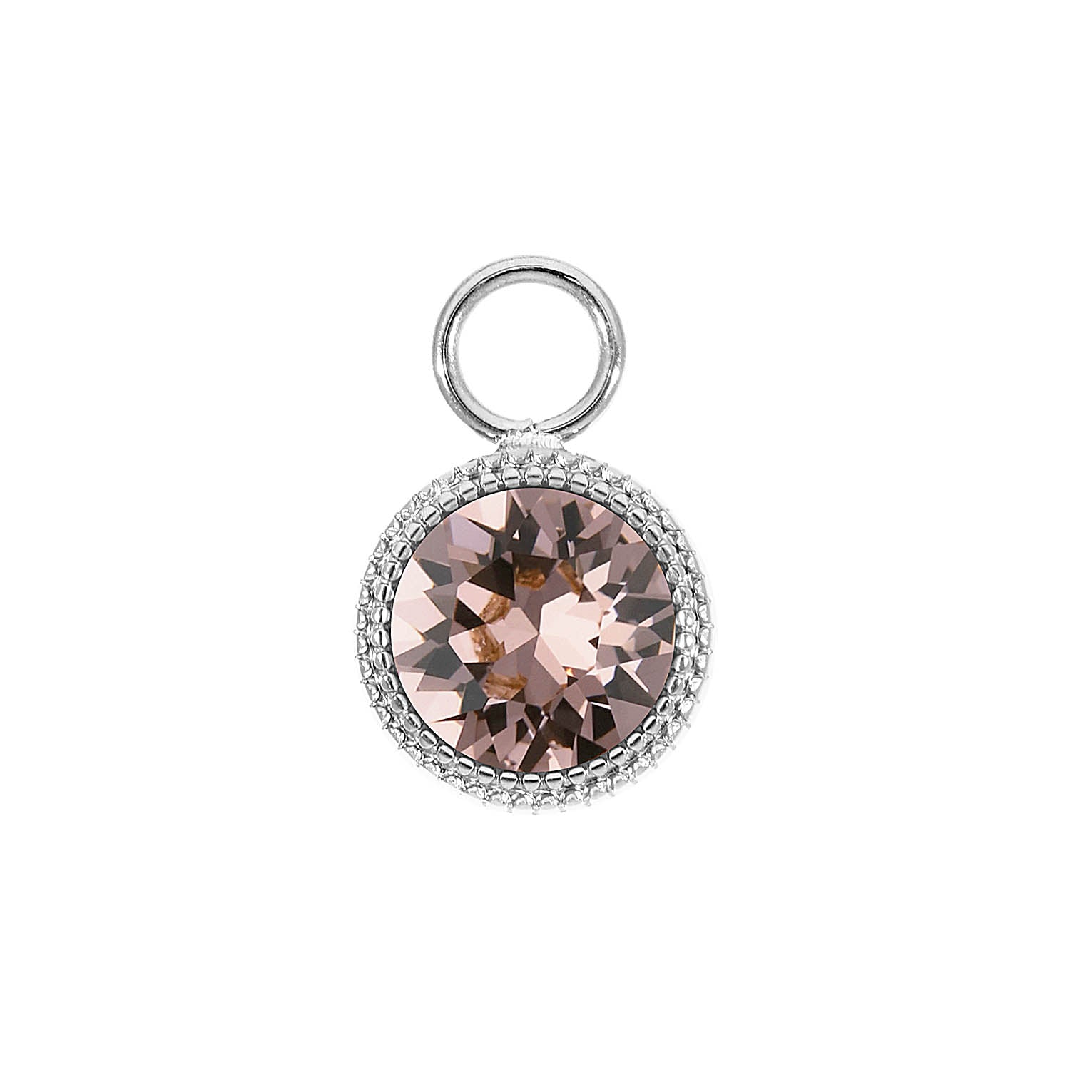 Fabero Charm 11 mm - Silber vintage rose