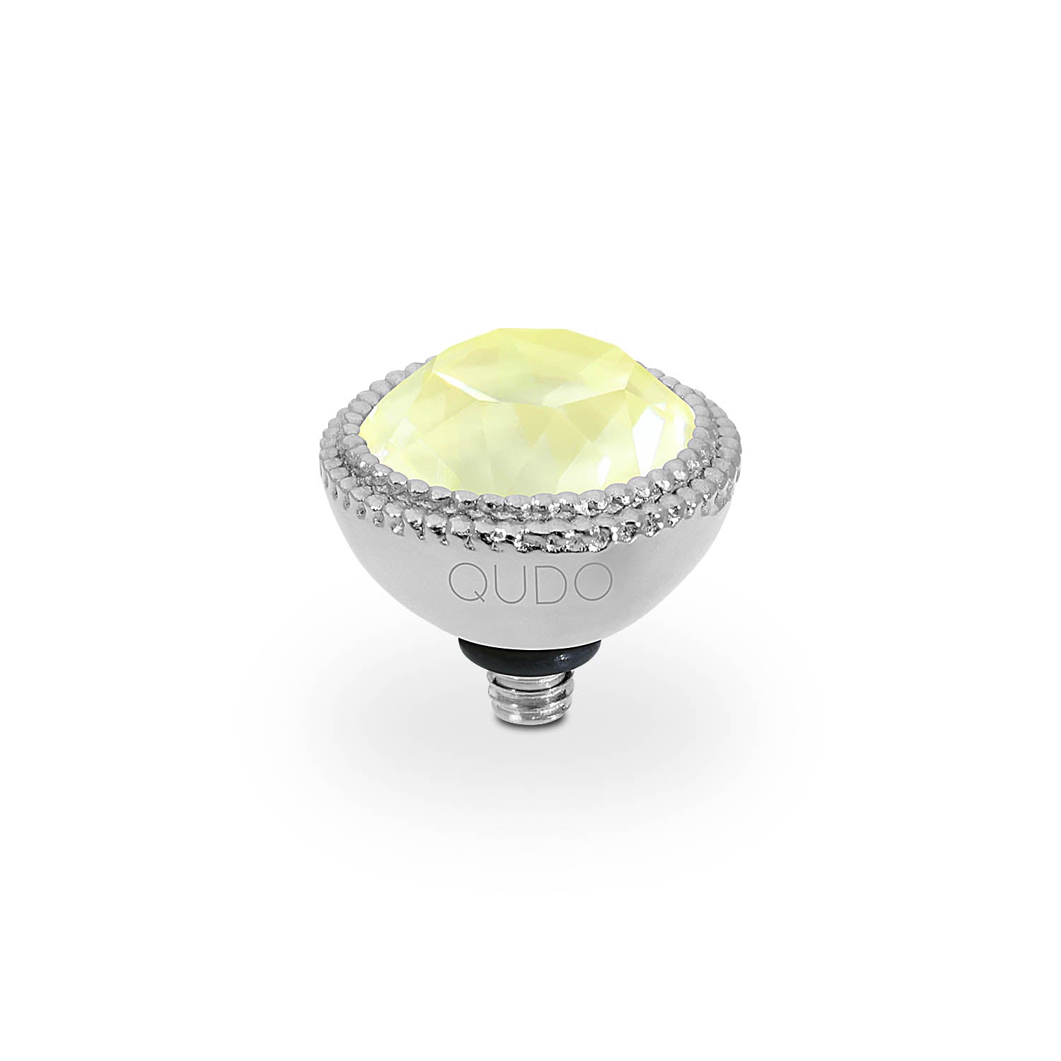 Fabero Top 11 mm - Silber crystal soft yellow ignite