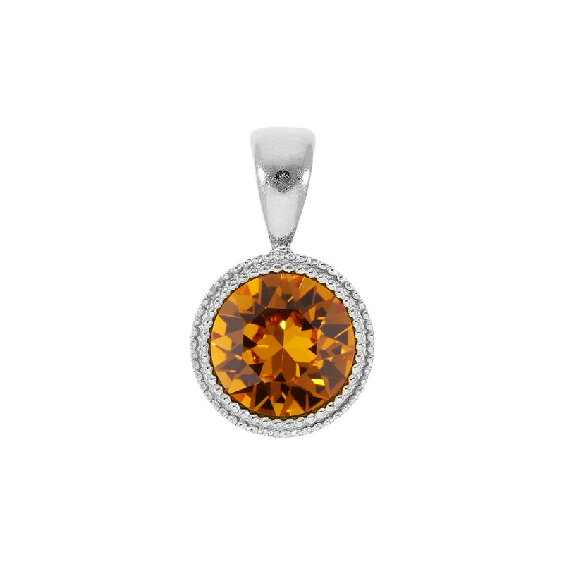 Fabero Anhänger 11 mm - Silber Topaz