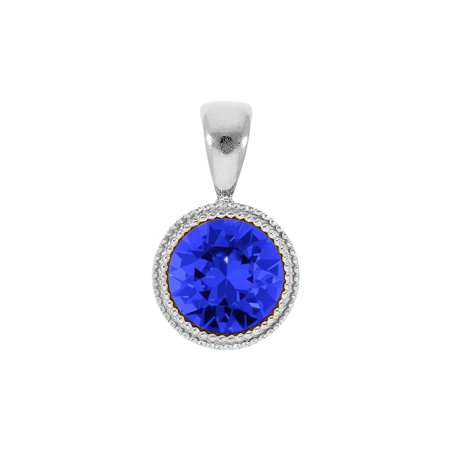 Fabero Anhänger 11 mm - Silber Topaz