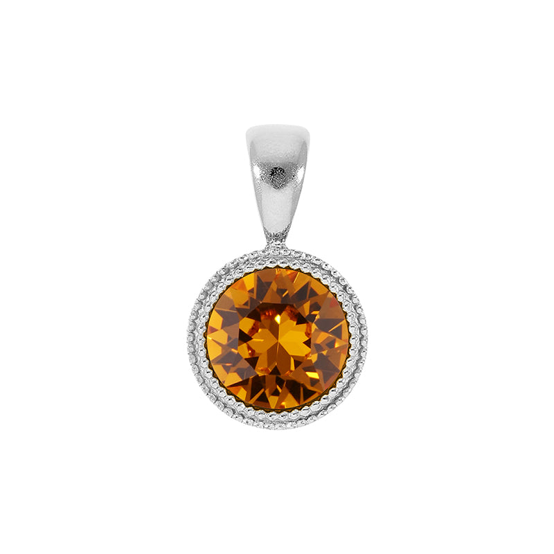 Fabero Anhänger 11 mm - Silber Topaz