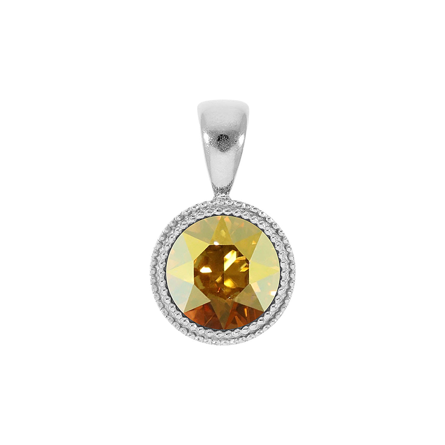 Fabero Anhänger 11 mm - Silber metallic sunshine