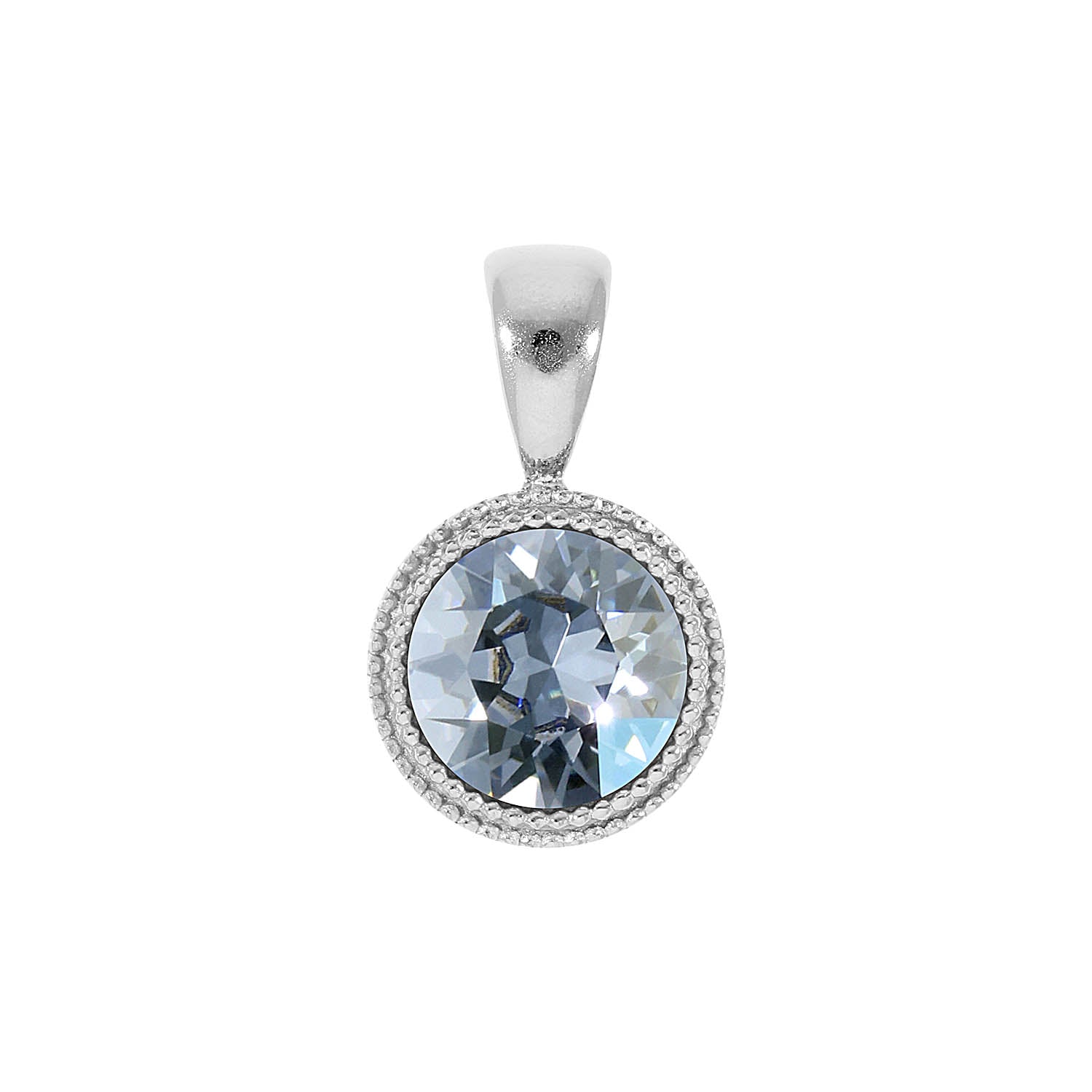 Fabero Anhänger 11 mm - Silber blue shade