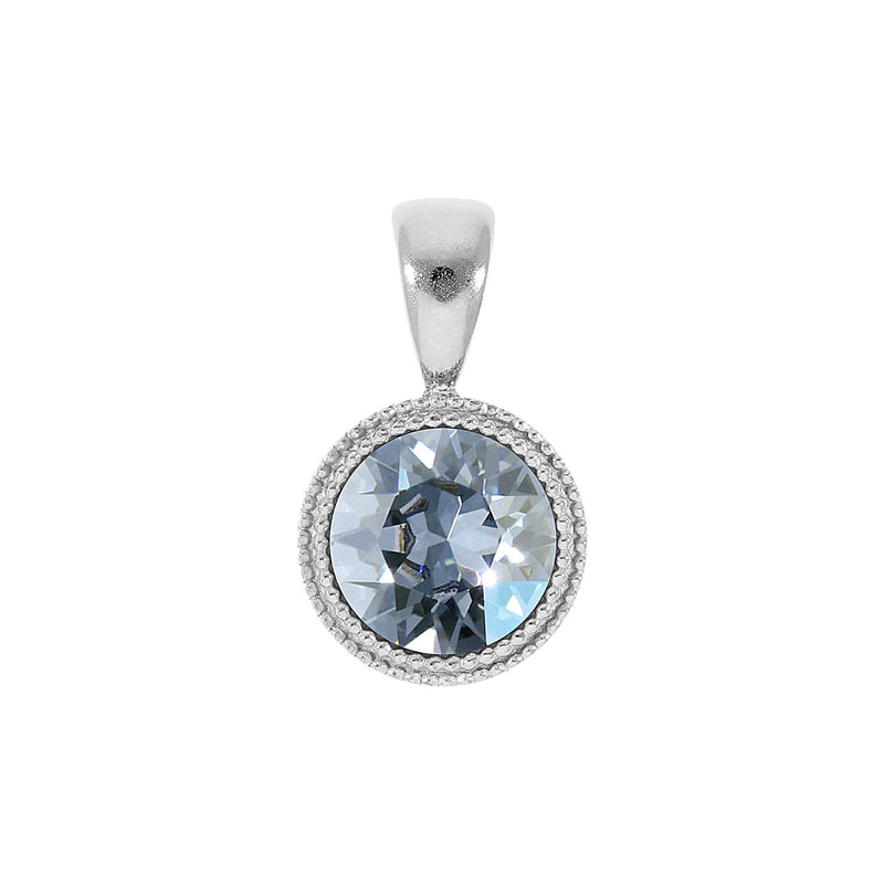 Fabero Anhänger 11 mm - Silber blue shade