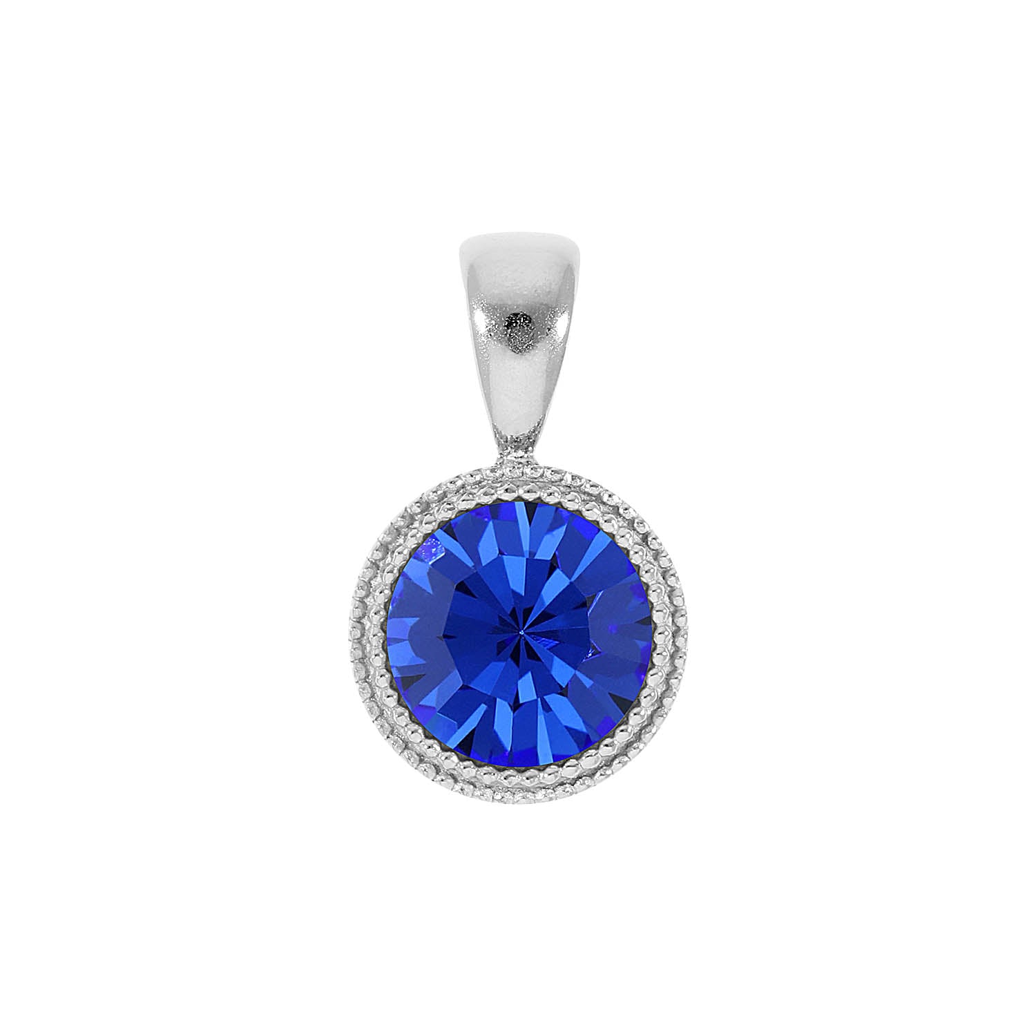 Fabero Anhänger 11 mm - Silber sapphire