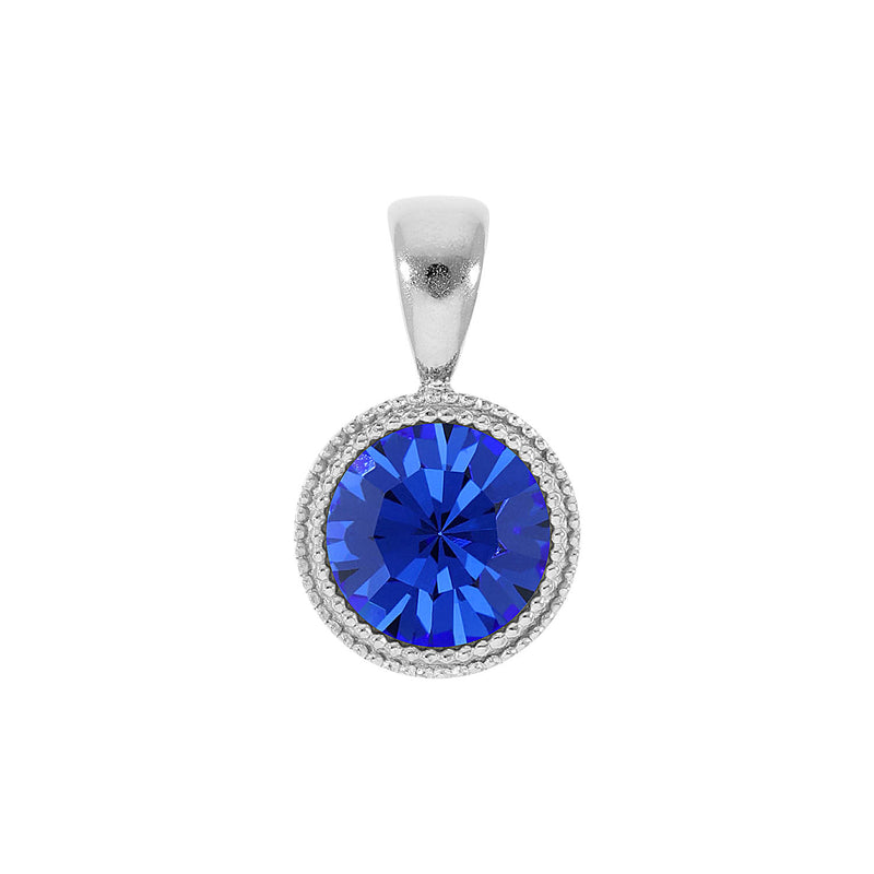 Fabero Anhänger 11 mm - Silber sapphire