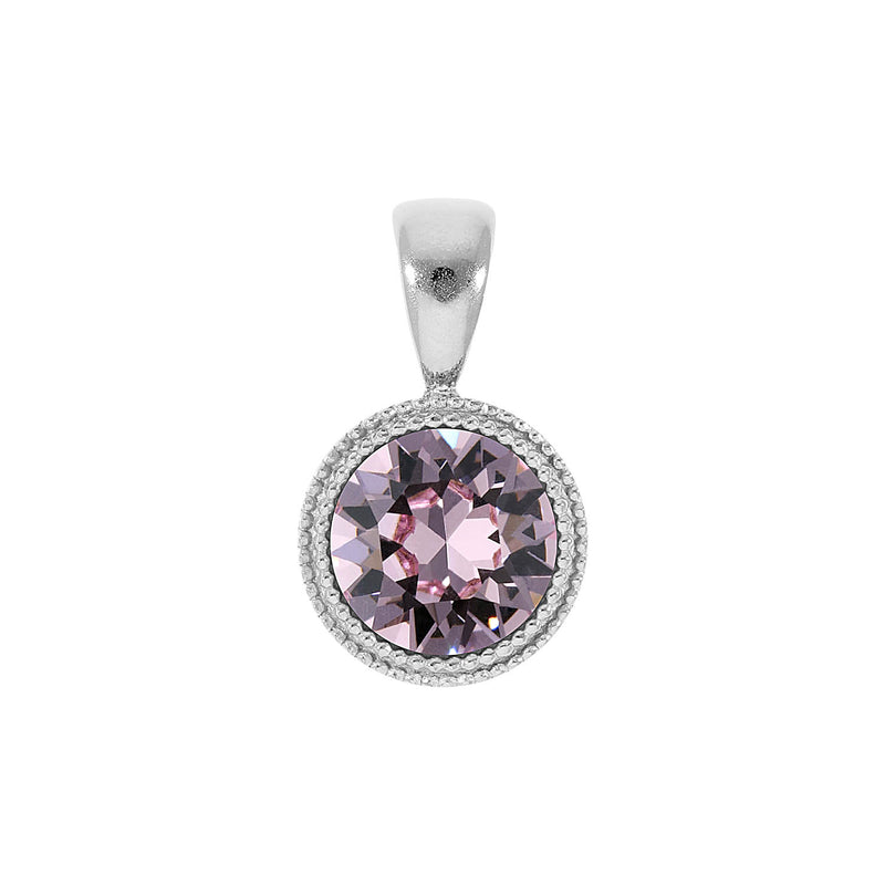 Fabero Anhänger 11 mm - Silber light amethyst