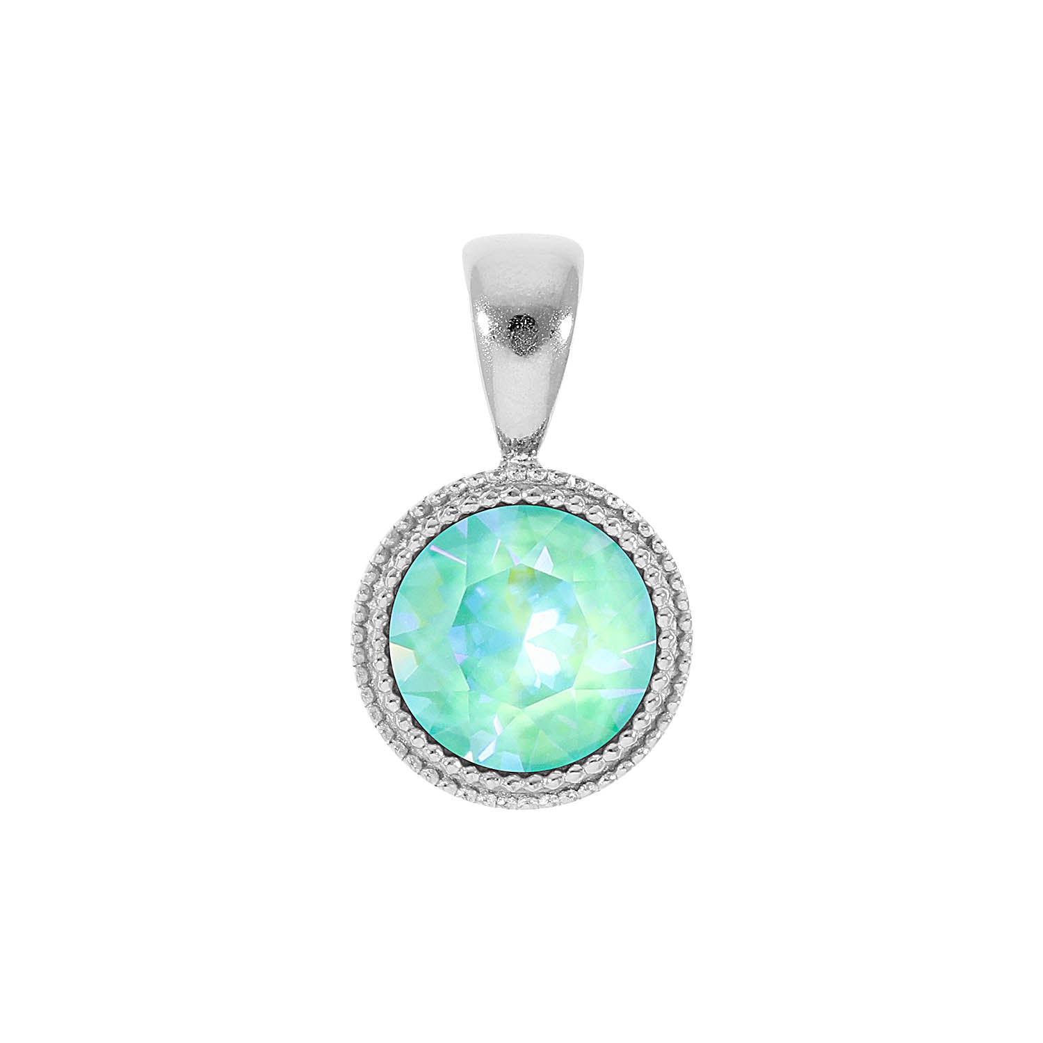 Fabero Anhänger 11 mm - Silber silky sage delite