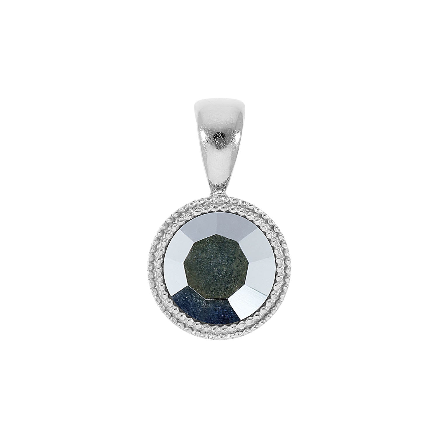 Fabero Anhänger 11 mm - Silber crystal labrador