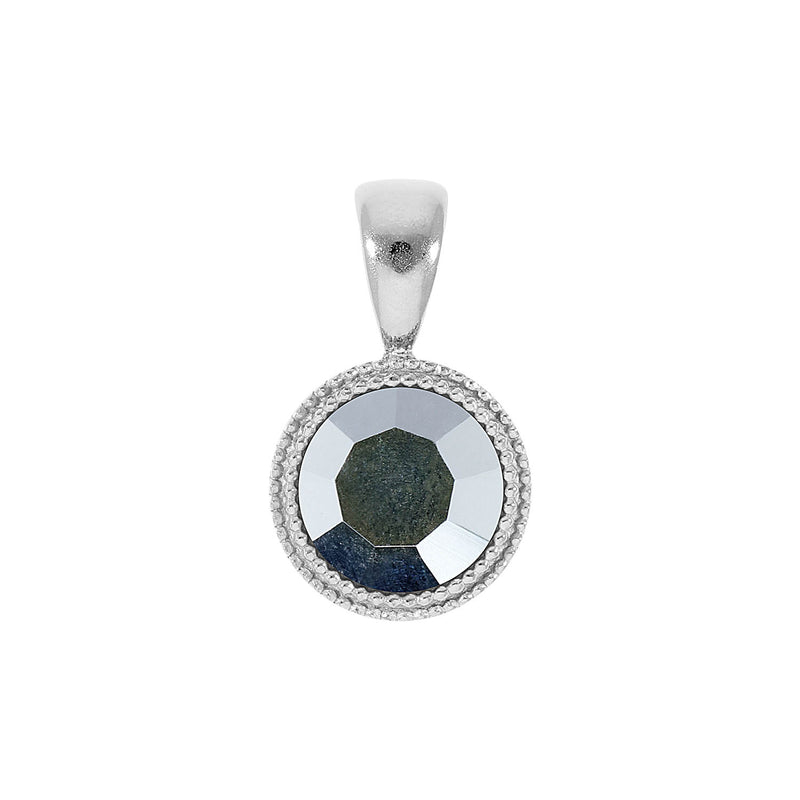 Fabero Anhänger 11 mm - Silber crystal labrador