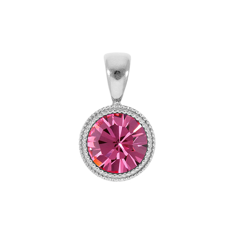 Fabero Anhänger 11 mm - Silber rose