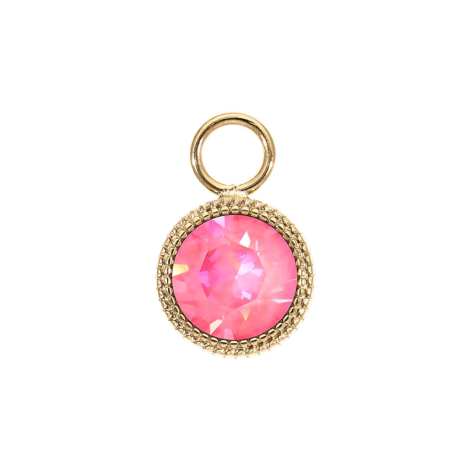 Fabero Charm 11 mm - Gold lotus pink delite
