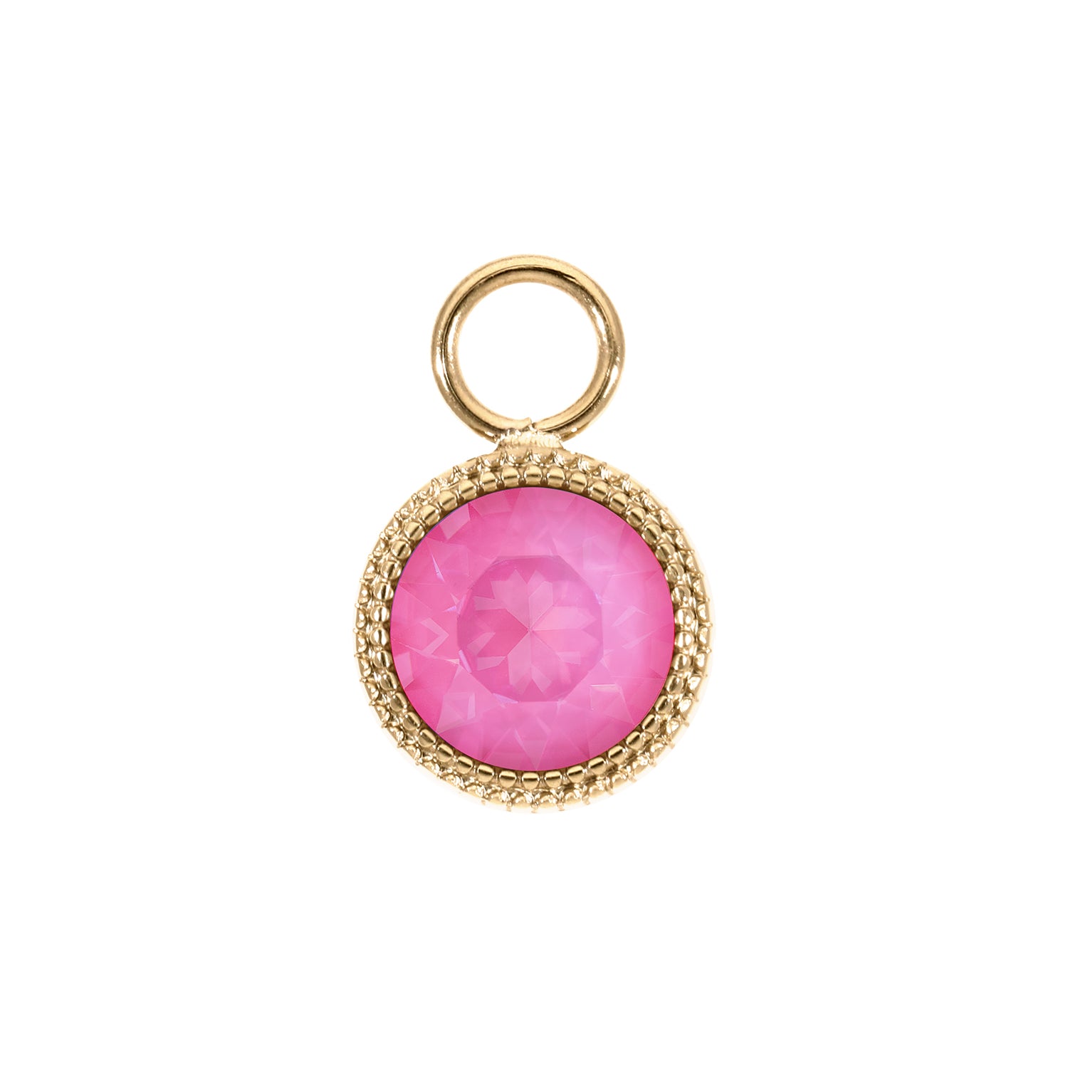 Fabero Charm 11 mm - Gold Crystal Dahlia Ignite