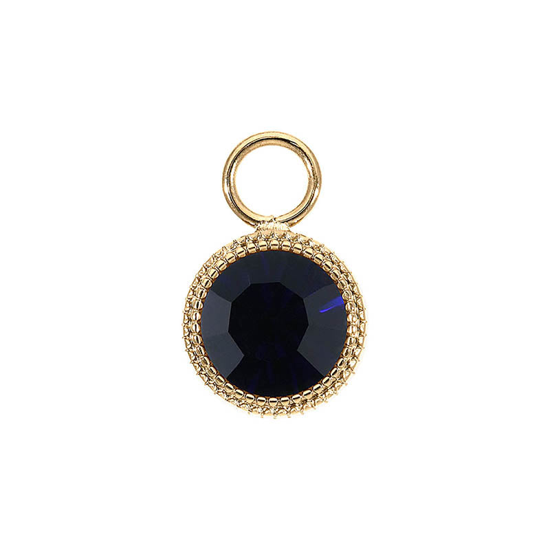 Fabero Charm 11 mm - Gold Dark Indigo