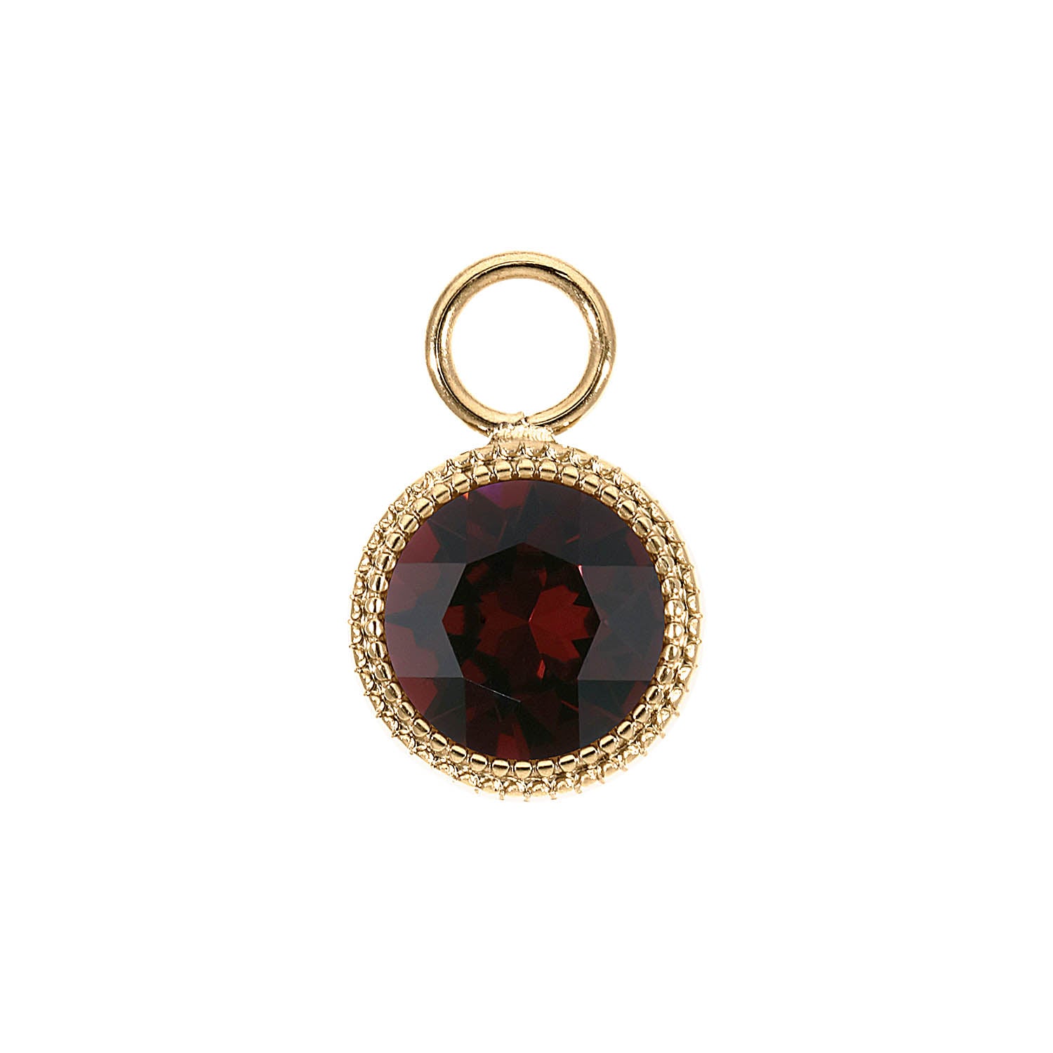 Fabero Charm 11 mm - Gold Burgundy