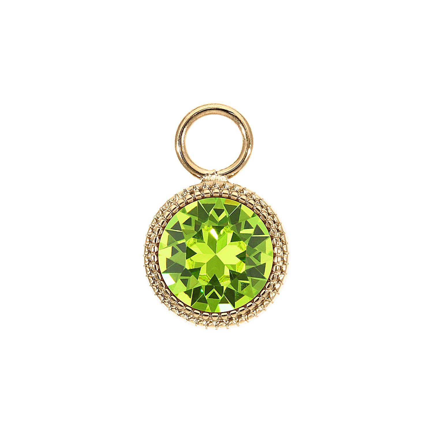 Fabero Charm 11 mm - Gold Citrus Green