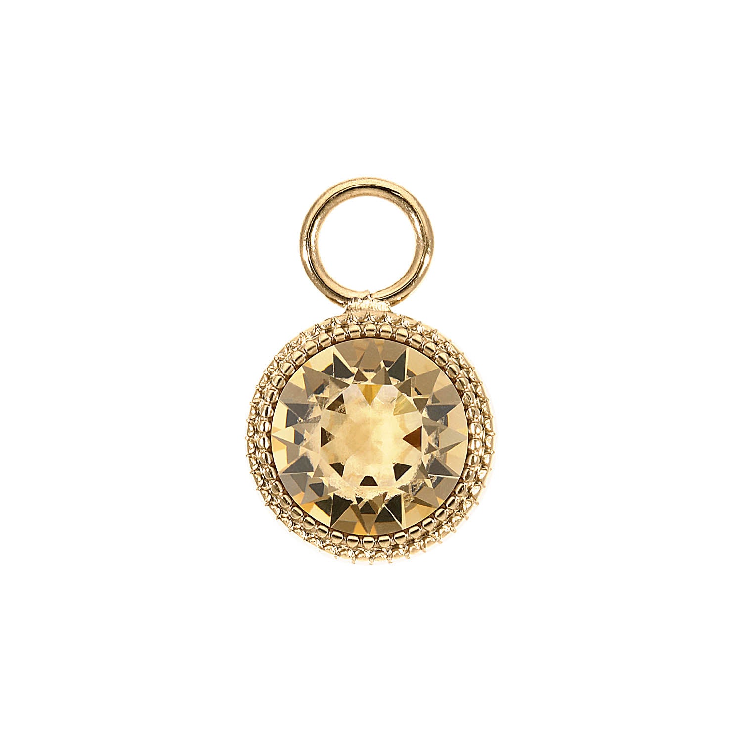 Fabero Charm 11 mm - Gold light colorado topaz ignite