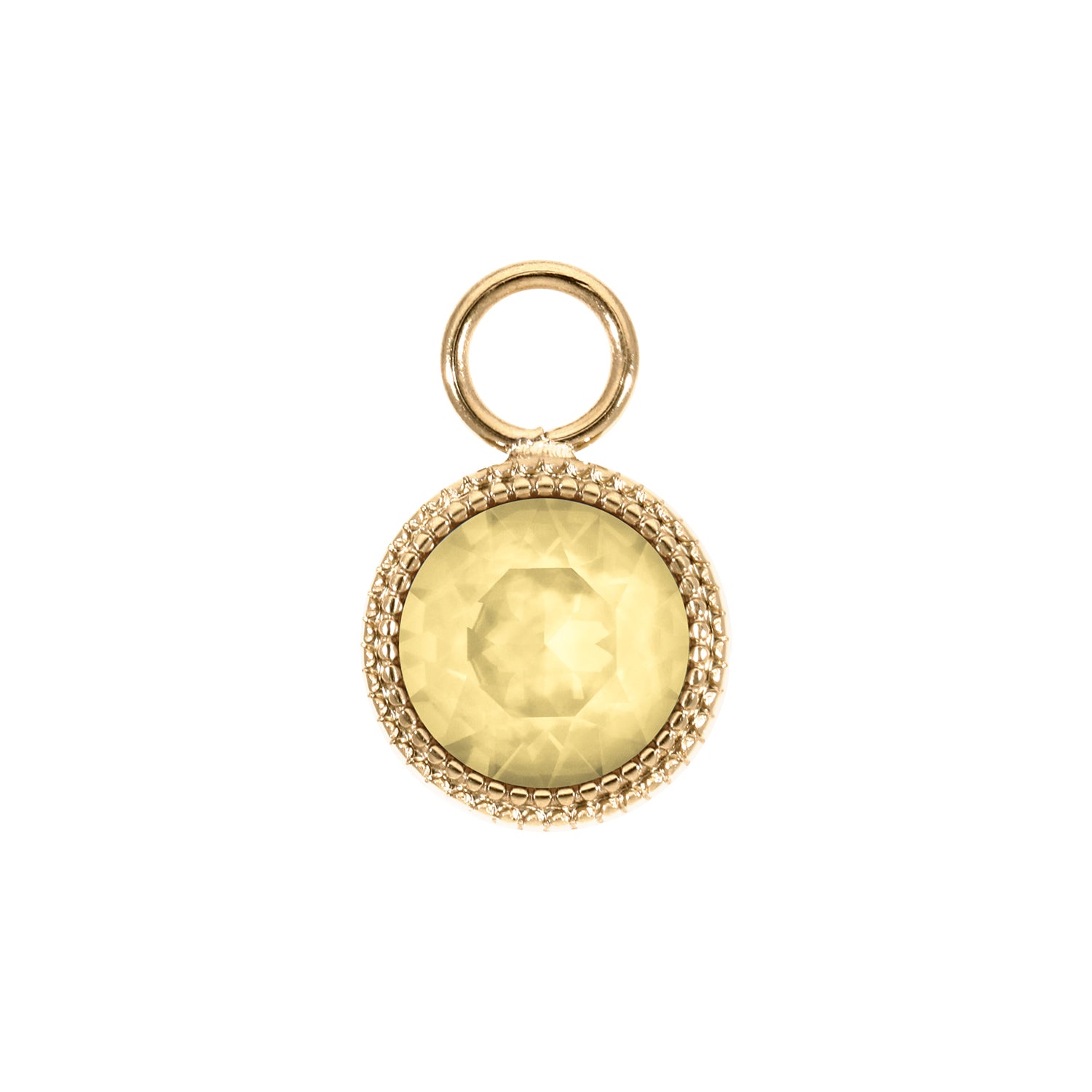 Fabero Charm 11 mm - Gold Recreated Dark Jonquil