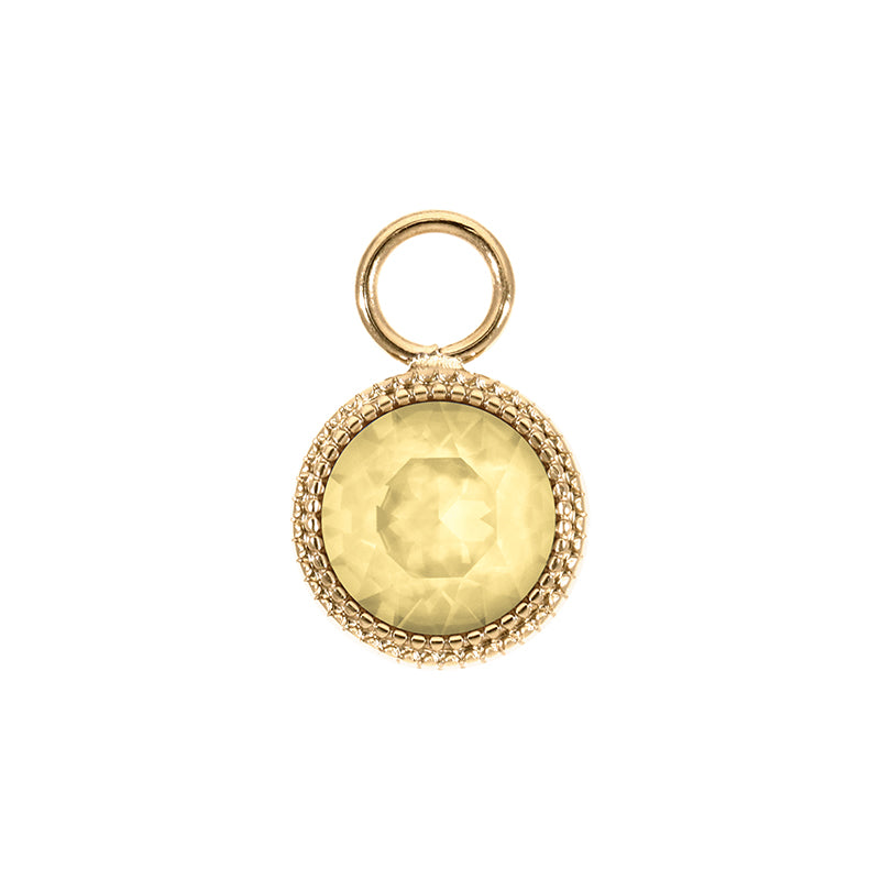 Fabero Charm 11 mm - Gold Recreated Dark Jonquil