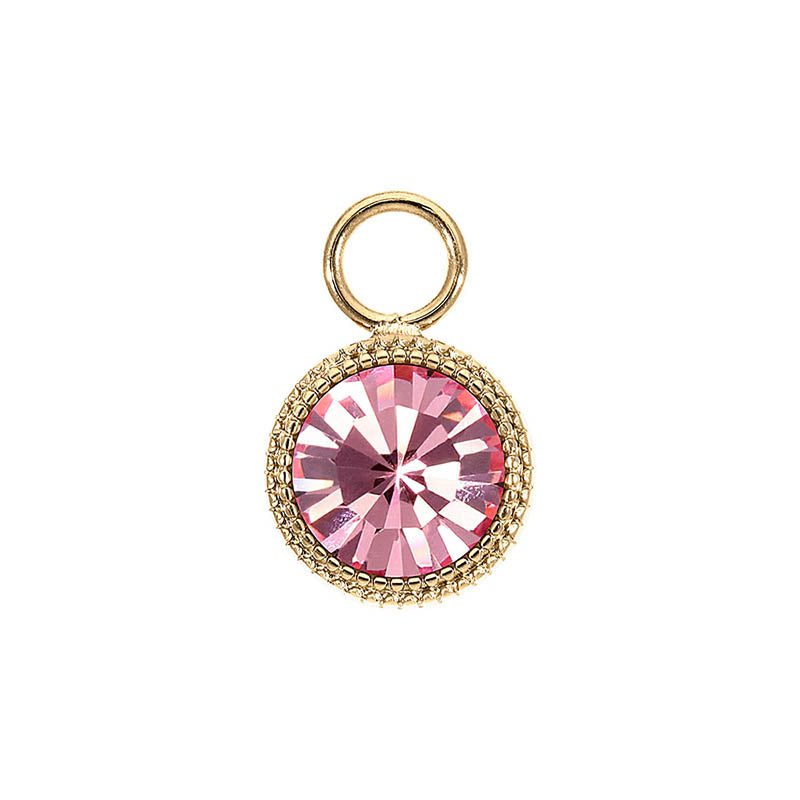 Fabero Charm 11 mm - Gold Light Rose