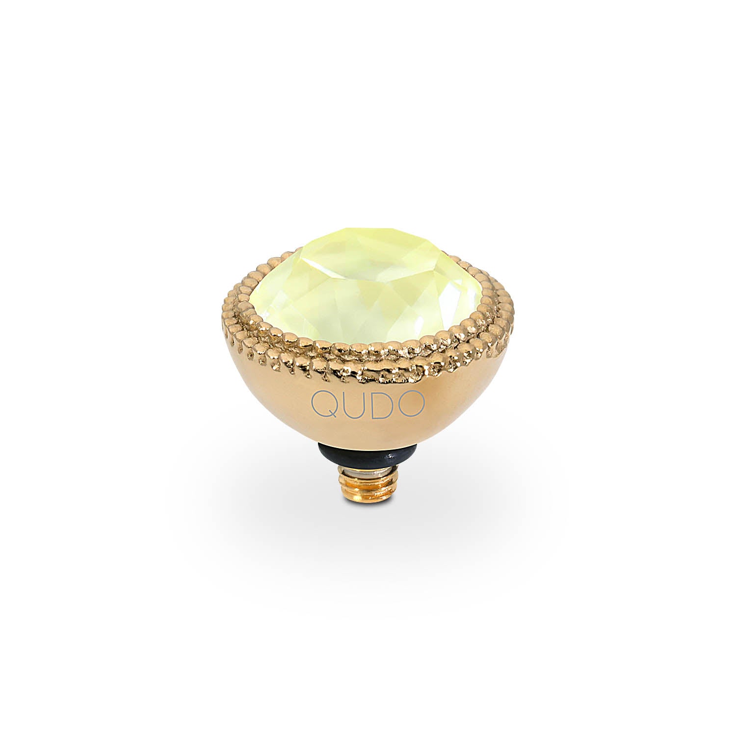 Fabero Top 11 mm - Gold crystal soft yellow ignite
