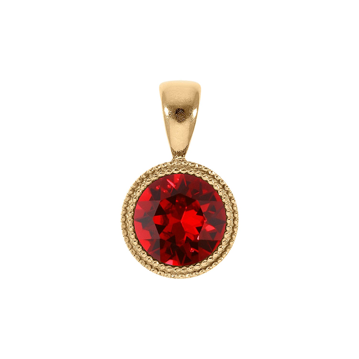 Fabero Anhänger 11 mm - Gold scarlet