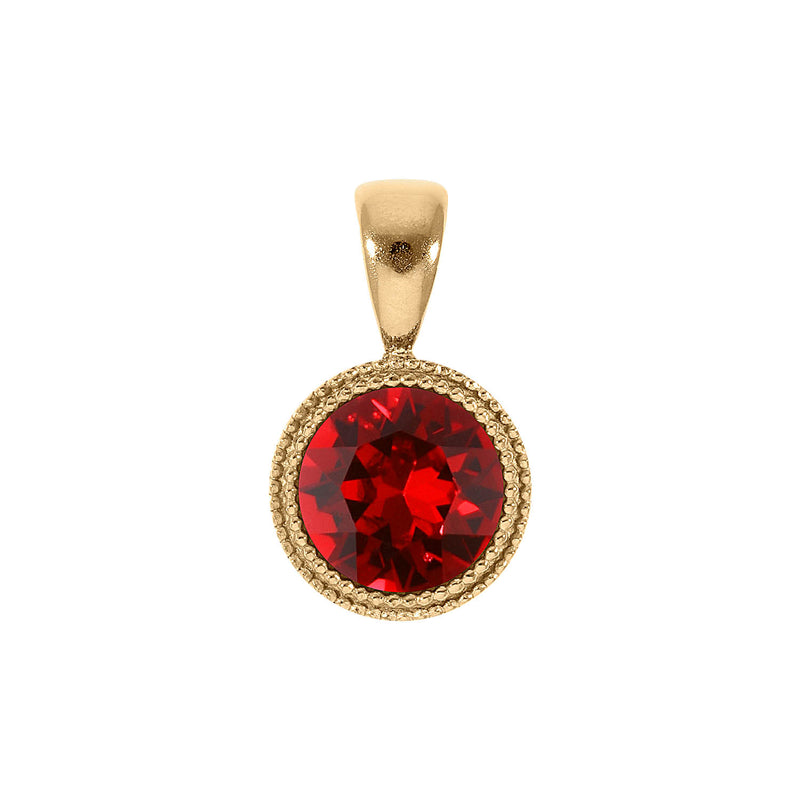 Fabero Anhänger 11 mm - Gold scarlet