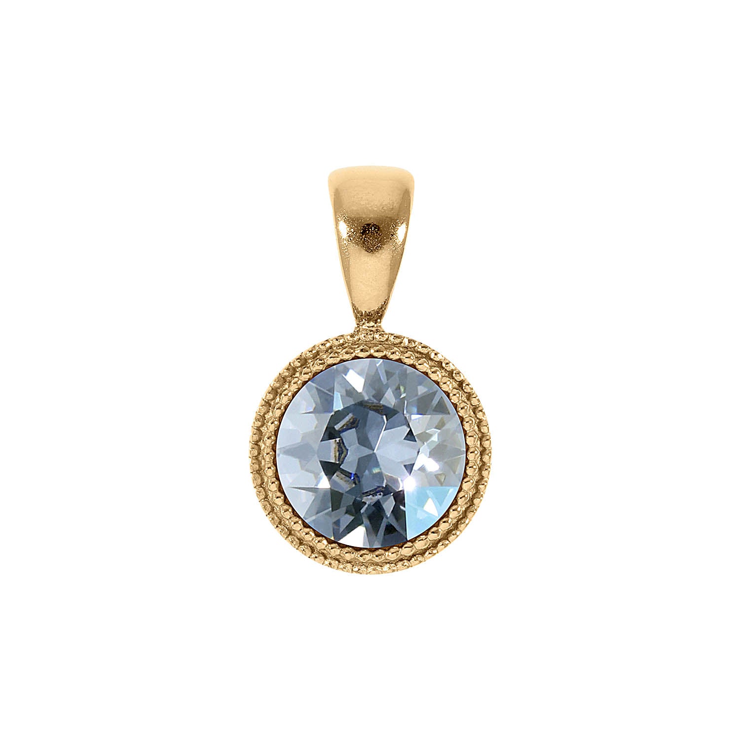 Fabero Anhänger 11 mm - Gold blue shade