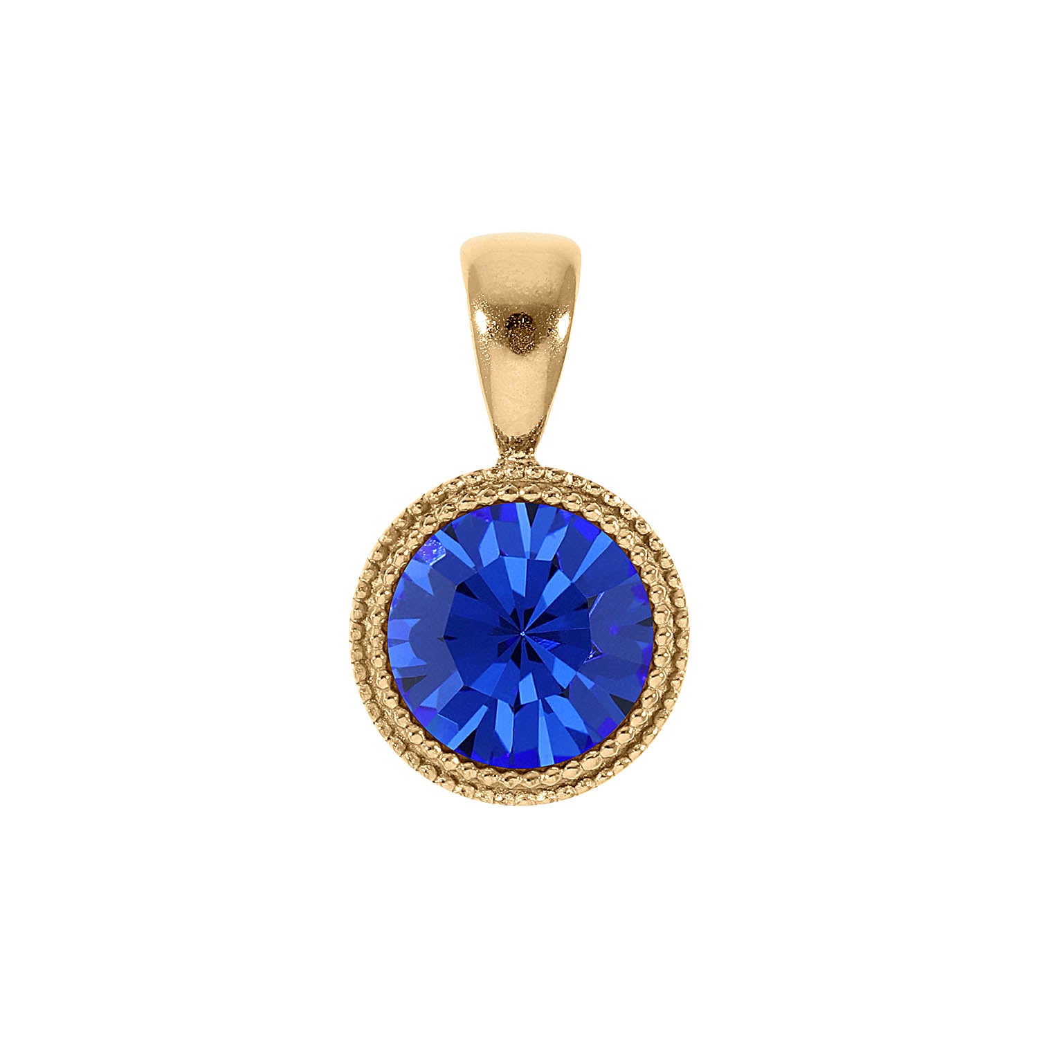 Fabero Anhänger 11 mm - Gold sapphire