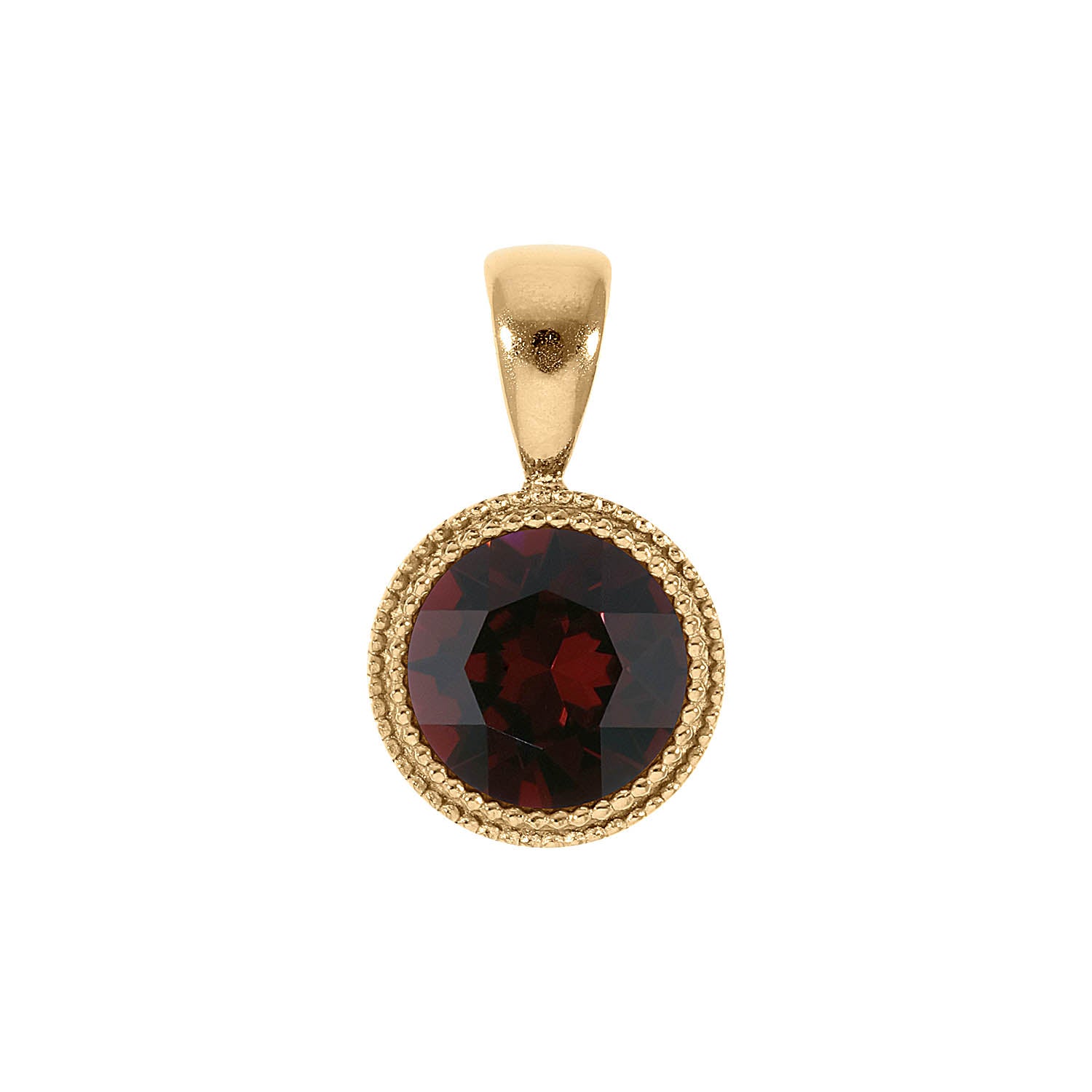Fabero Anhänger 11 mm - Gold Burgundy