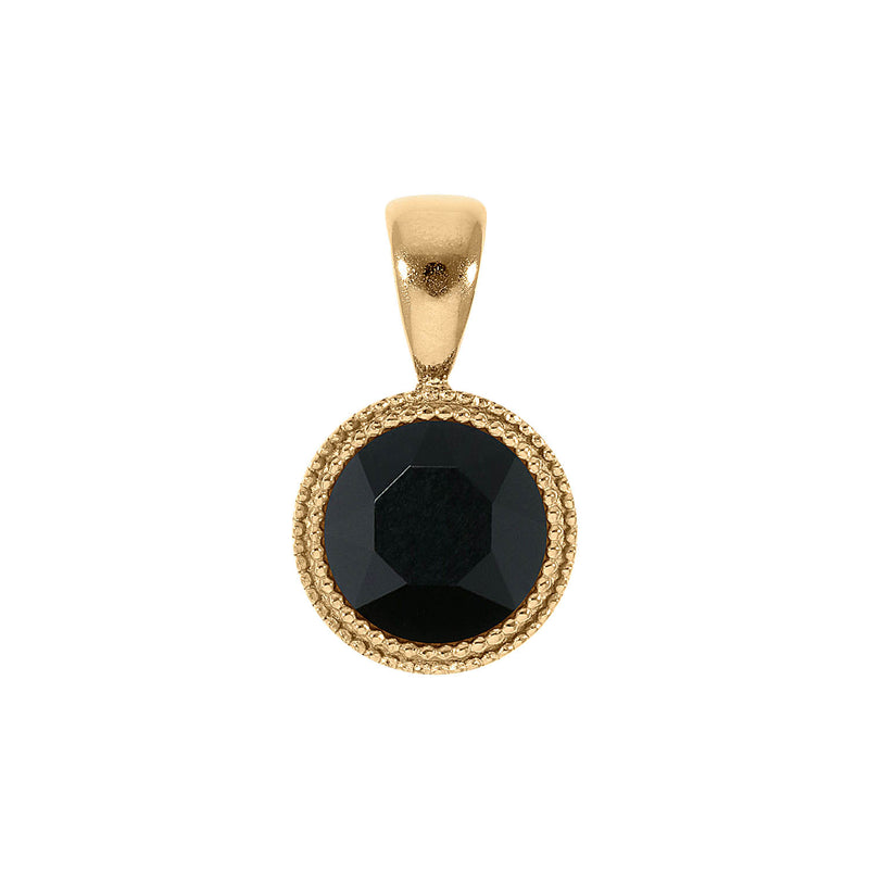 Fabero Anhänger 11 mm - Gold jet