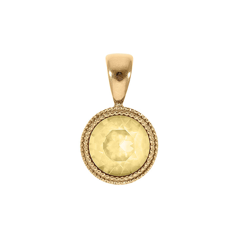 Fabero Anhänger 11 mm - Gold Recreated Dark Jonquil