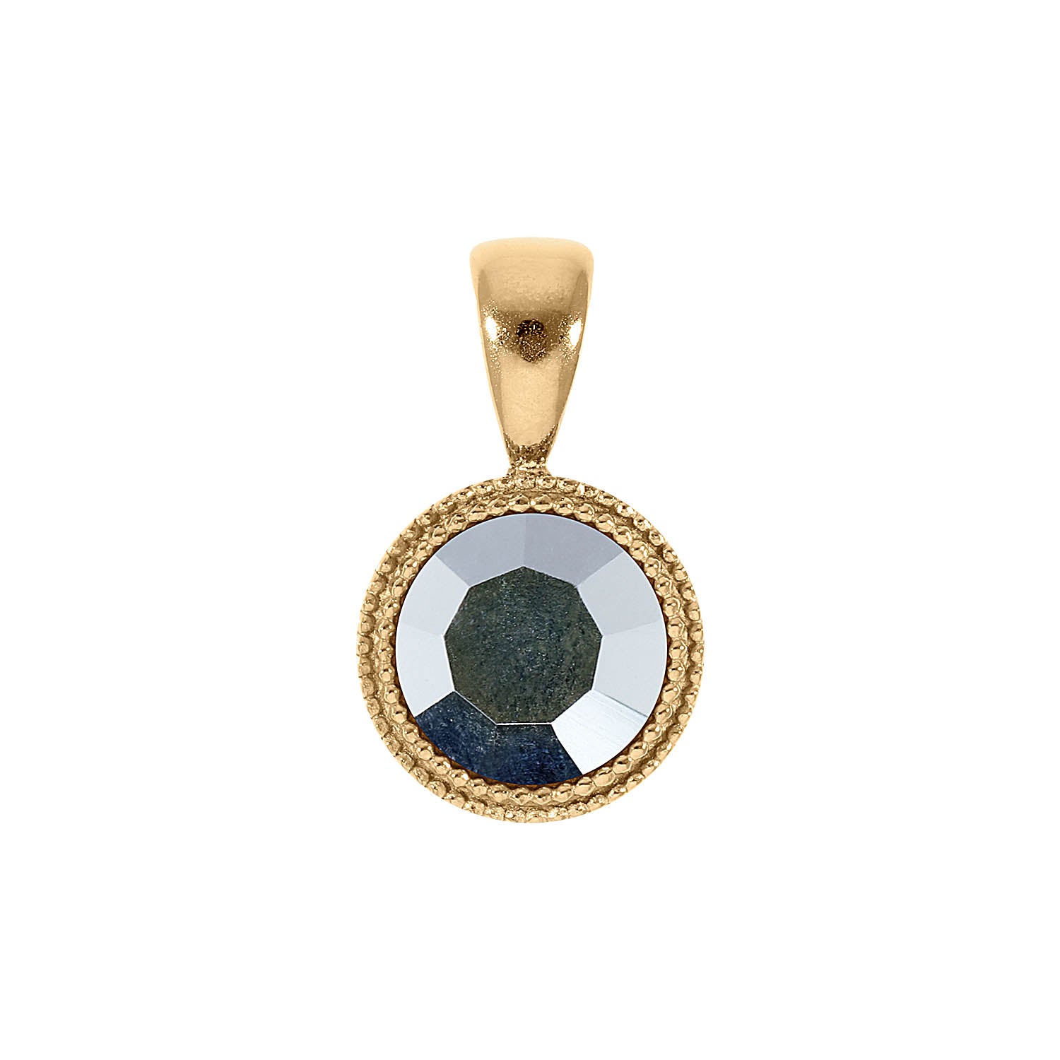 Fabero Anhänger 11 mm - Gold crystal labrador