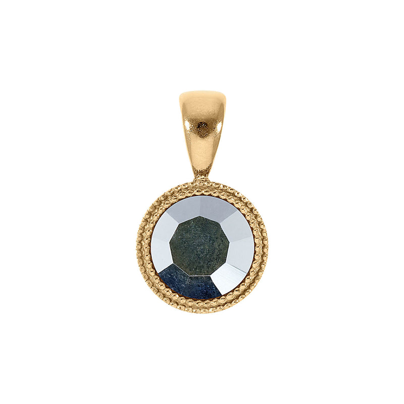 Fabero Anhänger 11 mm - Gold crystal labrador