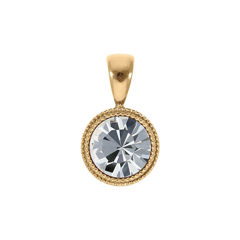 Fabero Anhänger 11 mm - Gold crystal