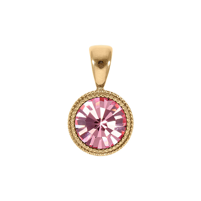 Fabero Anhänger 11 mm - Gold Light Rose