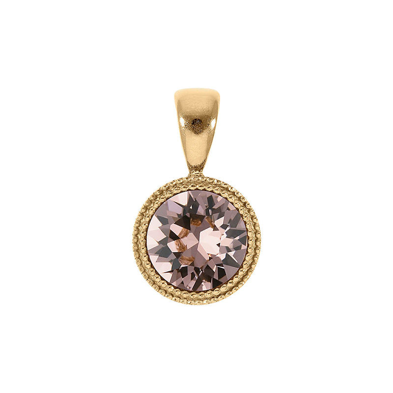 Fabero Anhänger 11 mm - Gold vintage rose