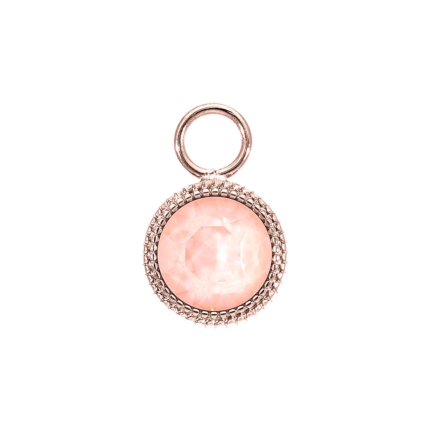Fabero Charm 11 mm - Roségold Crystal Flamingo Ignite