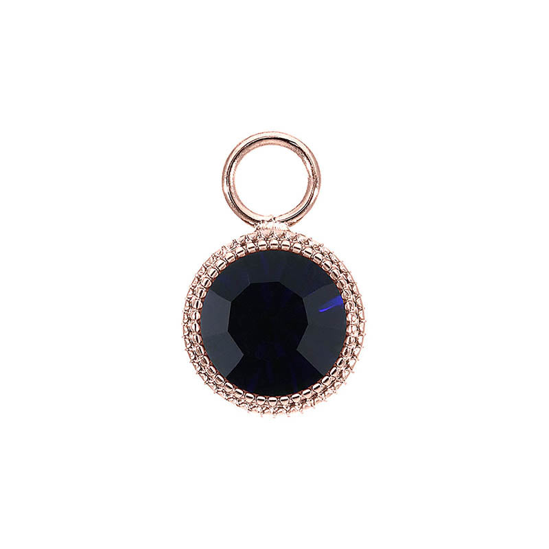 Fabero Charm 11 mm - Roségold Dark Indigo