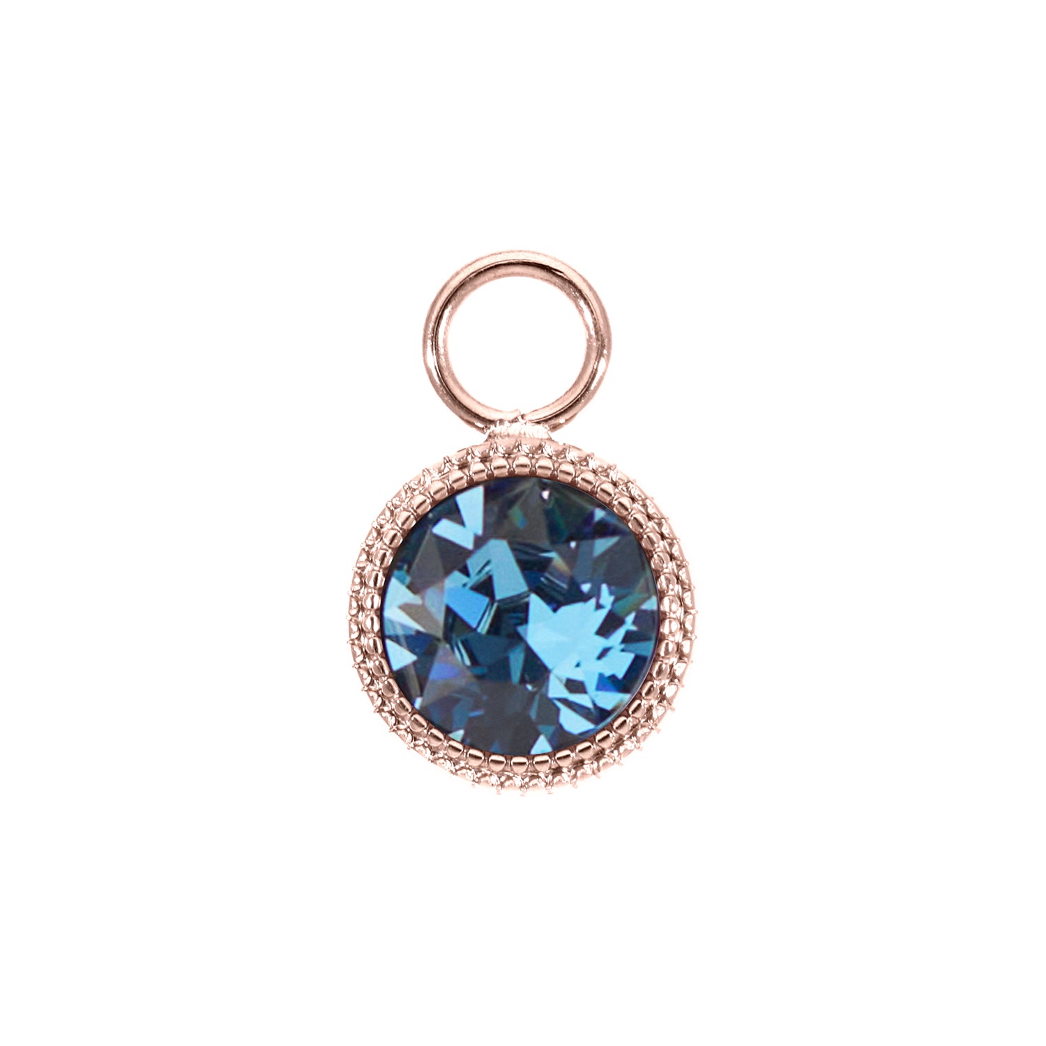 Fabero Charm 11 mm - Roségold Denim Blue