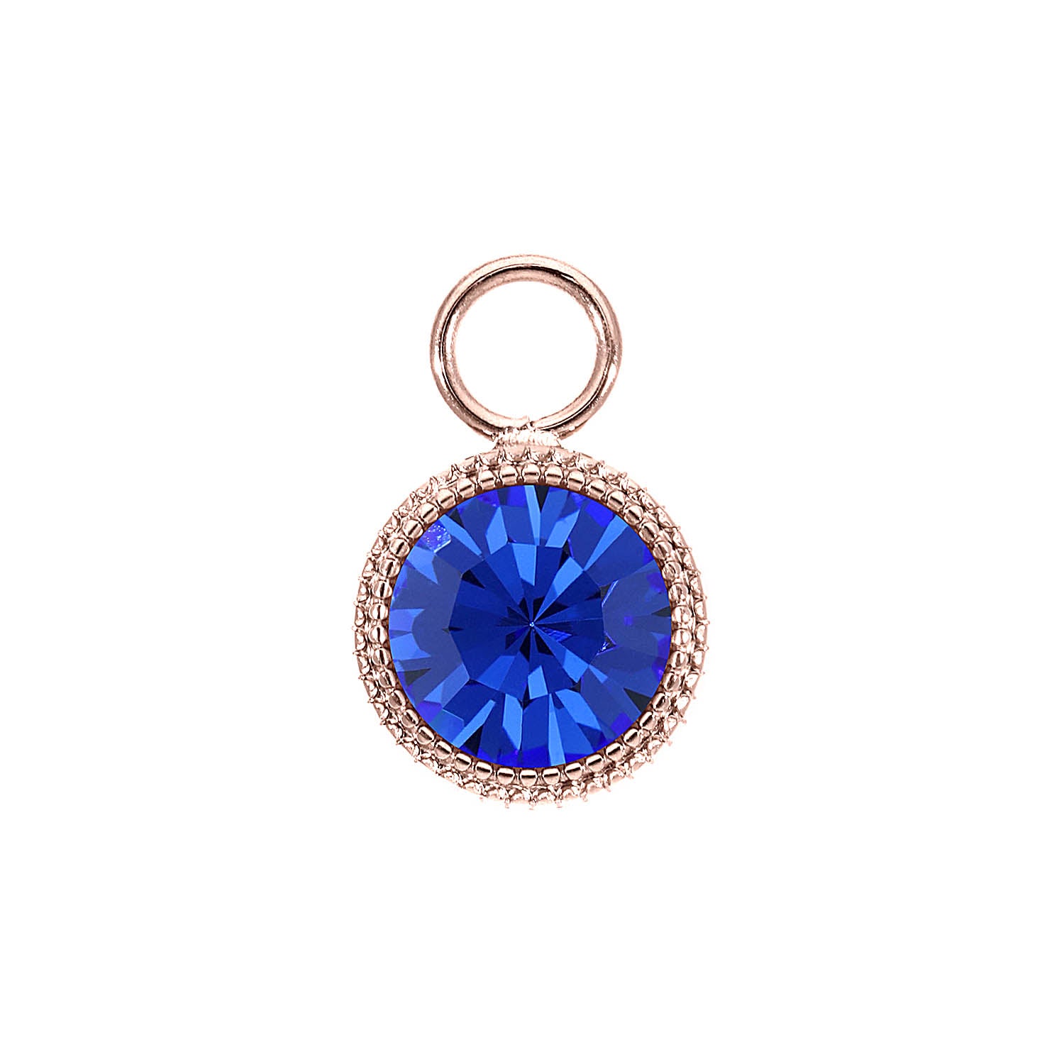 Fabero Charm 11 mm - Roségold sapphire