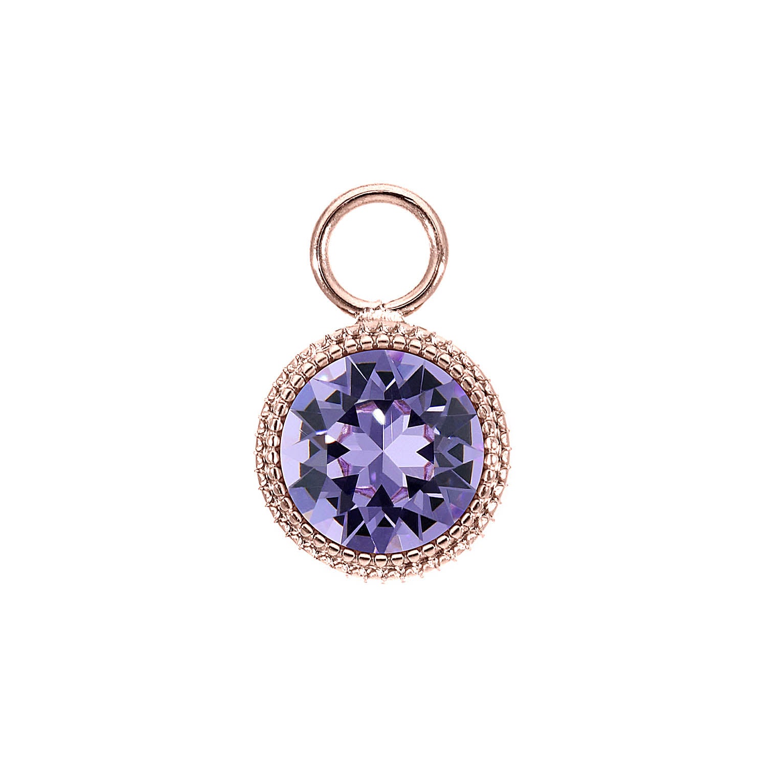Fabero Charm 11 mm - Roségold Violet