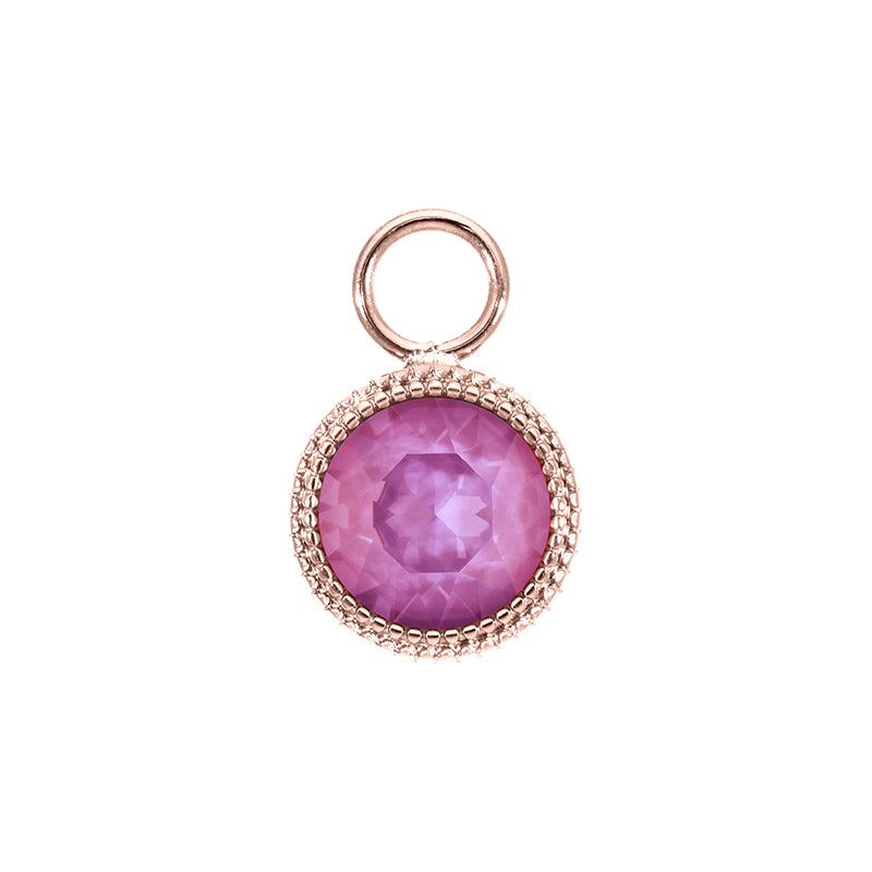 Fabero Charm 11 mm - Roségold Crystal Orchid Ignite