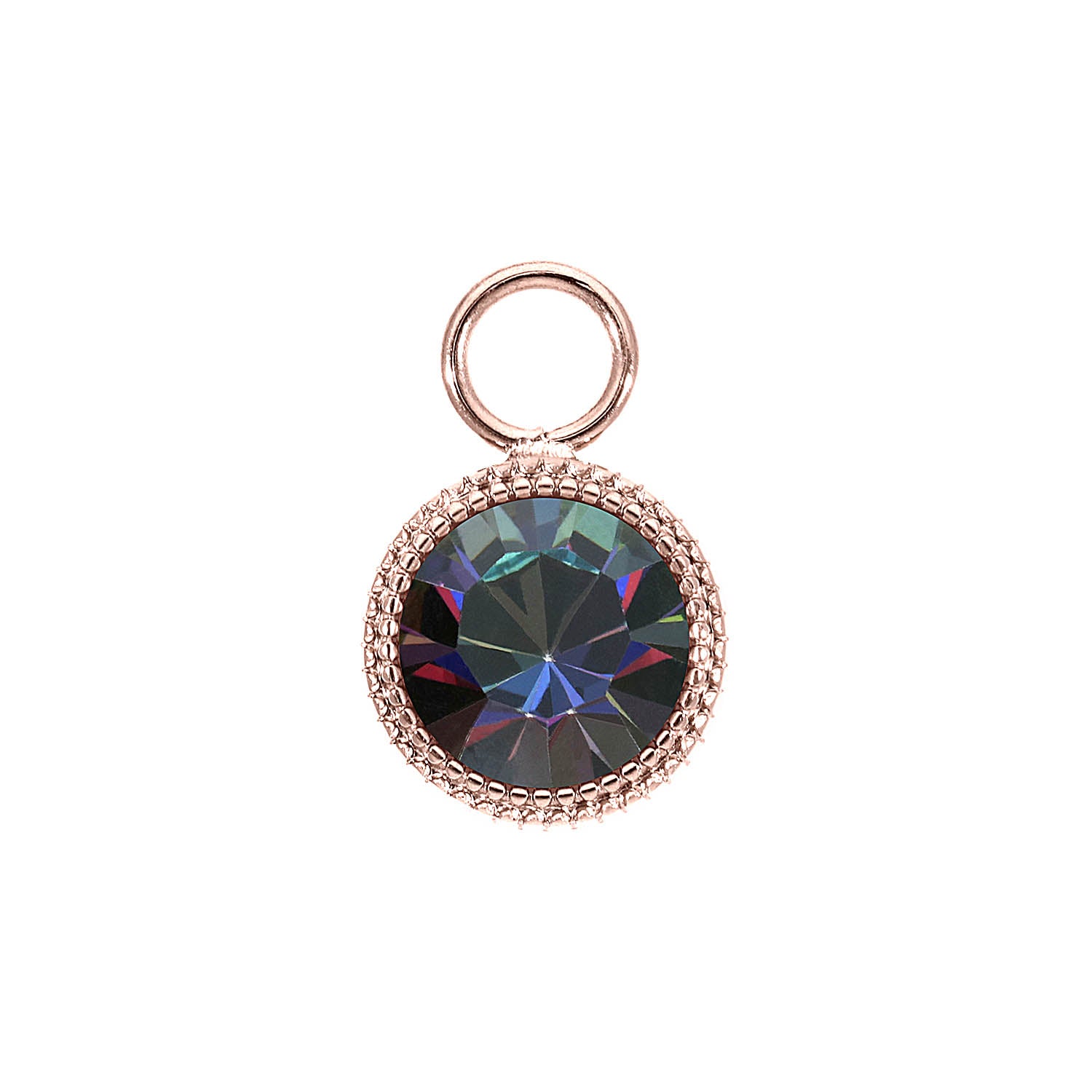 Fabero Charm 11 mm - Roségold Crystal Vitrail Medium