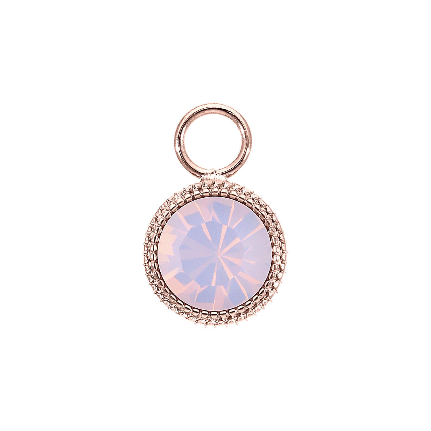 Fabero Charm 11 mm - Roségold rose opal