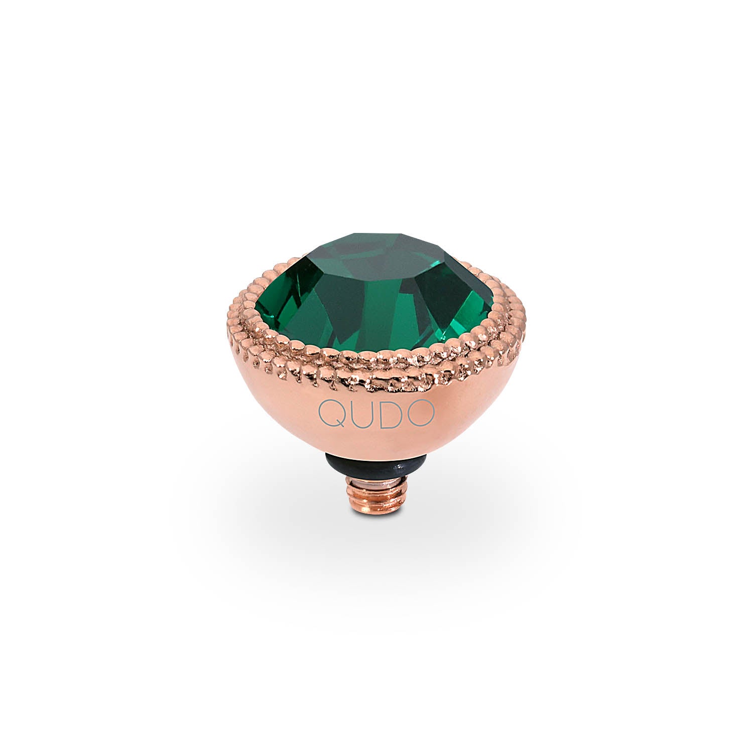 Fabero Top 11 mm - Roségold emerald