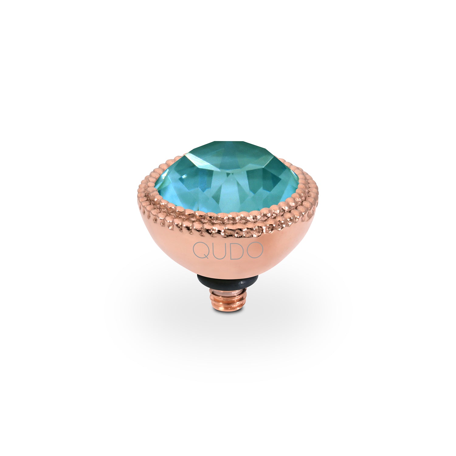 Fabero Top 11 mm - Roségold Crystal Pine Green Ignite