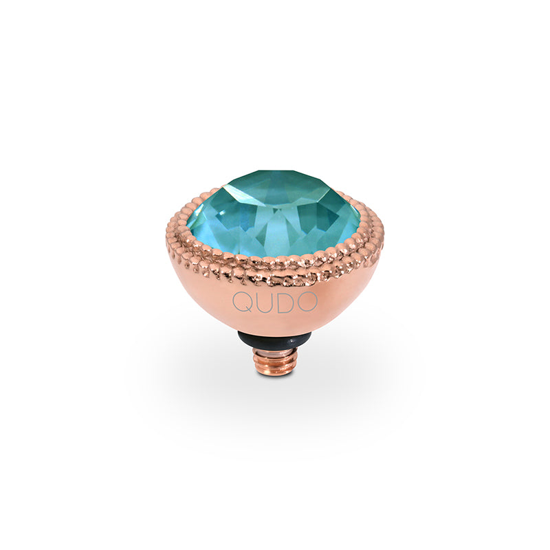Fabero Top 11 mm - Roségold Crystal Pine Green Ignite