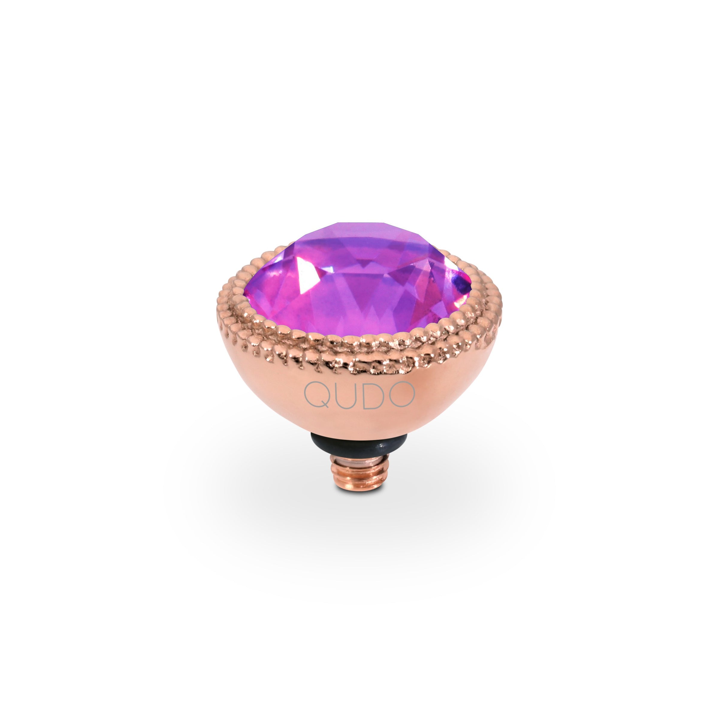 Fabero Top 11 mm - Roségold Crystal Electric Violet Ignite