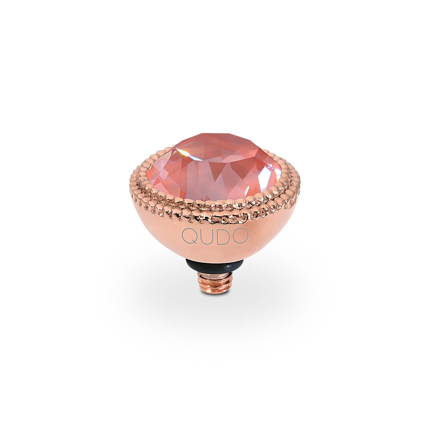 Fabero Top 11 mm - Roségold crystal maroon ignite